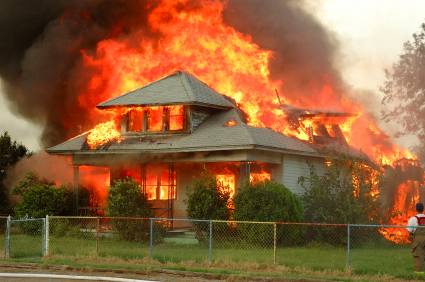 home damaged during escrow